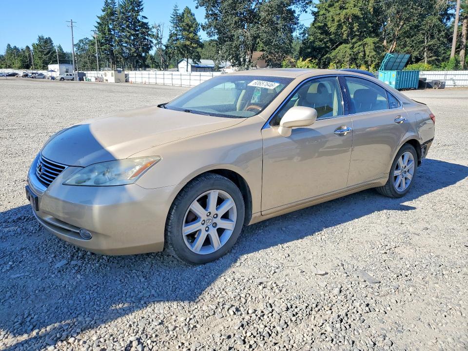 2007 Lexus Es 350 VIN JTHBJ46G572146392 COPART salvage auction — REAR END, WA - BILL OF SALE, sold $750 on 2026-07-31 (photo 1)