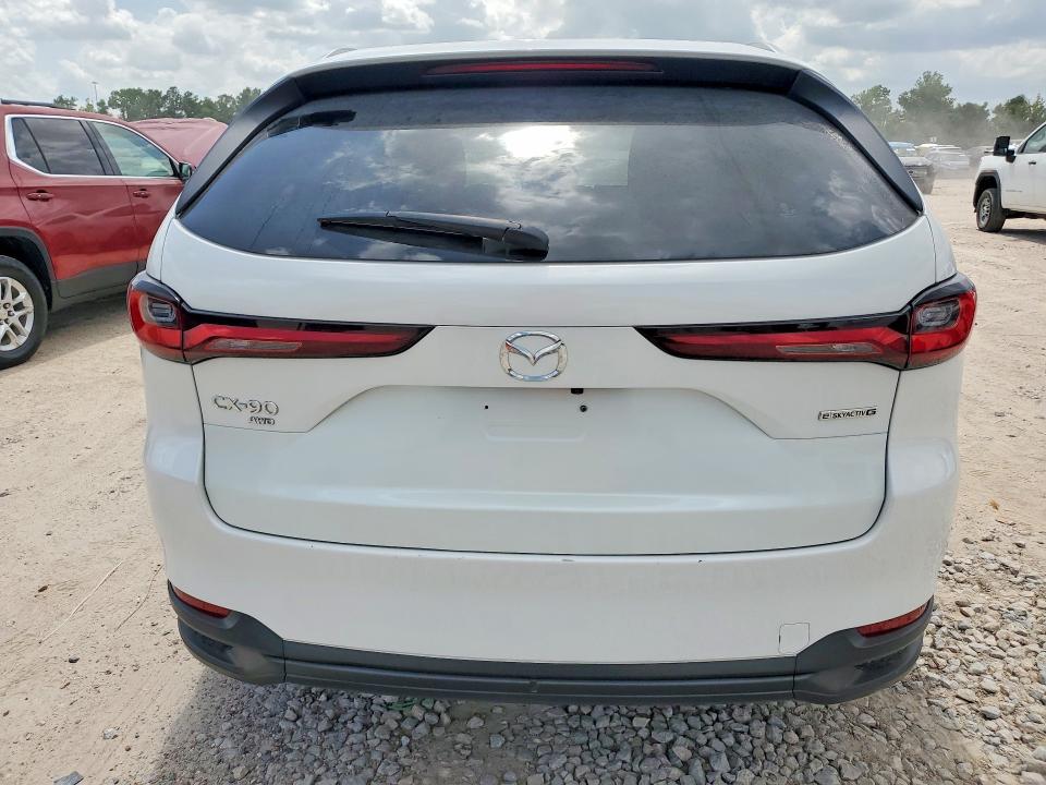 2024 Mazda Cx-90 VIN JM3KKCHD7R1149337 COPART salvage auction — WATER/FLOOD, Tx - Salvage Title-Flood Damage, sold $13,700 on 2026-07-17 (photo 6)