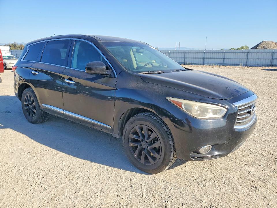 2013 Infiniti Jx VIN 5N1AL0MN4DC322688 COPART salvage auction — MINOR DENT/SCRATCHES, Ca - Cert Of Title-Salvaged, sold $60 on 2026-07-17 (photo 4)