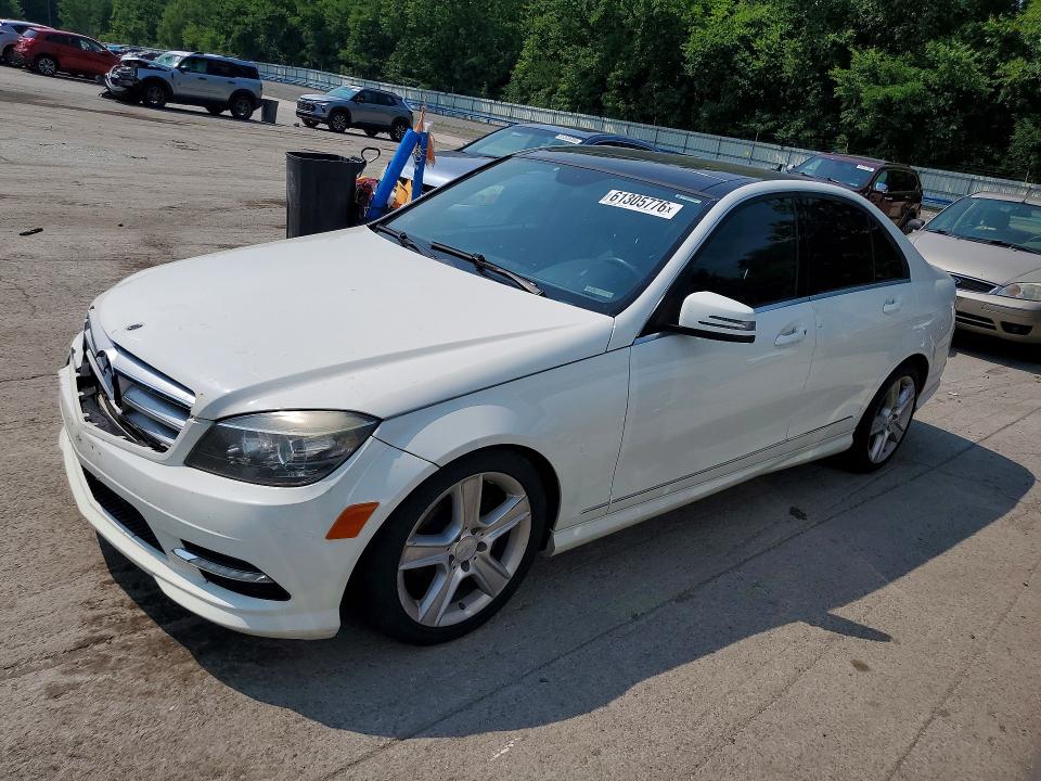 2011 Mercedes-benz C class VIN WDDGF8BB6BR146143 COPART salvage auction — MECHANICAL, IL - CERTIFICATE OF TITLE, sold $100 on 2026-07-23 (photo 1)