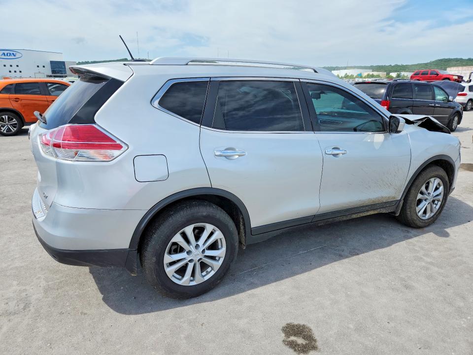 2015 Nissan Rogue VIN KNMAT2MT5FP552475 COPART salvage auction — FRONT END, Ok - Certificate Of Title, sold $1,200 on 2026-07-29 (photo 3)