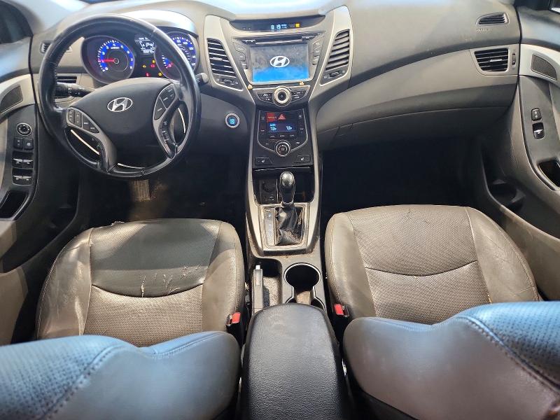 2014 Hyundai Elantra VIN KMHDH4AE6EU214076 COPART salvage auction — FRONT END, NE - CERTIFICATE OF TITLE, sold $225 on 2026-07-28 (photo 8)