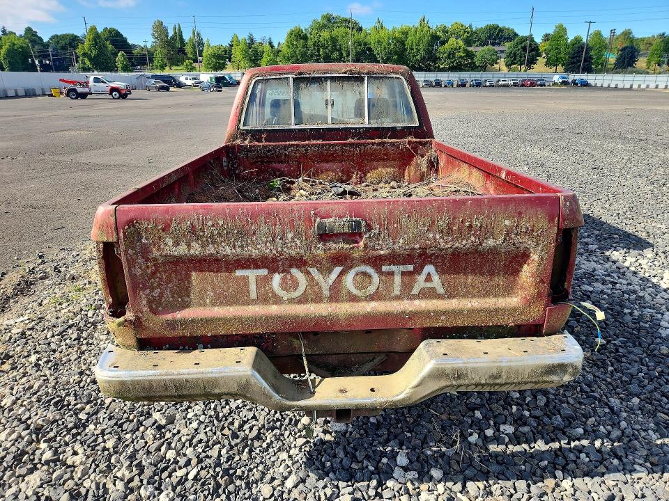 1992 Toyota Pickup VIN JT4RN93PXN5049349 COPART salvage auction — WATER/FLOOD, OR - CERTIFICATE OF TITLE, sold $125 on 2026-07-27 (photo 6)