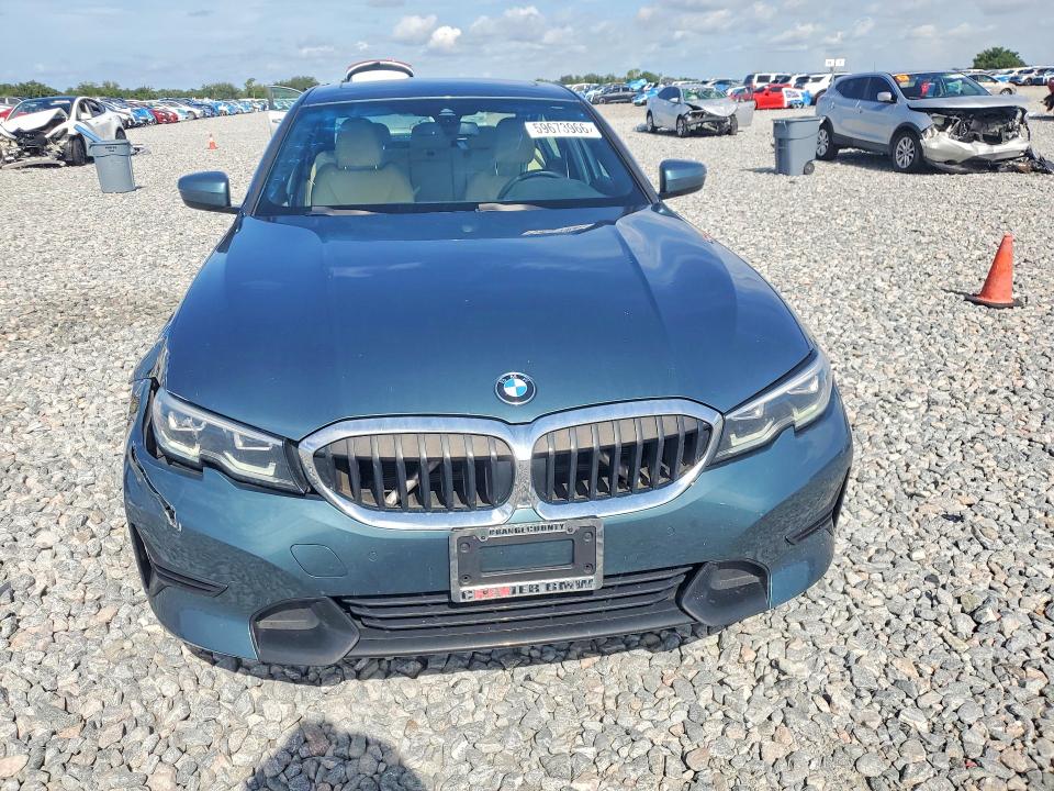 2021 BMW 3er VIN 3MW5R1J02M8B94944 COPART salvage auction — FRONT END, Fl - Cert Of Title Slvg Rebuildable, sold $350 on 2026-07-31 (photo 5)