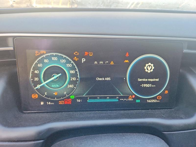 2022 Hyundai Tucson VIN KM8JCCA11NU024985 COPART salvage auction — FRONT END, On - Permit Salvage, sold $2,200 on 2026-07-28 (photo 9)