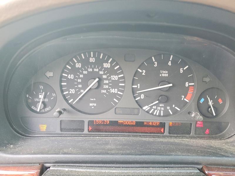 2003 BMW 5 series VIN WBADT434X3G026015 COPART salvage auction — REAR END, Ma - Cert Of Title-Reconstrctd Coll, sold $425 on 2026-07-06 (photo 9)
