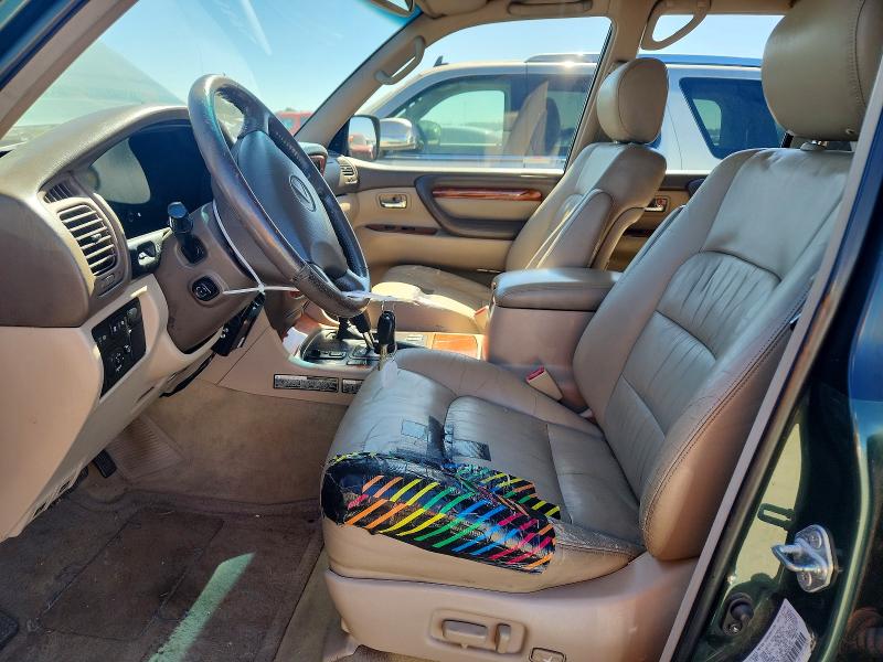 1998 Lexus Lx 470 VIN JT6HT00W9W0005731 COPART salvage auction — FRONT END, Ca - Salvage Certificate, sold $3,600 on 2026-07-14 (photo 7)
