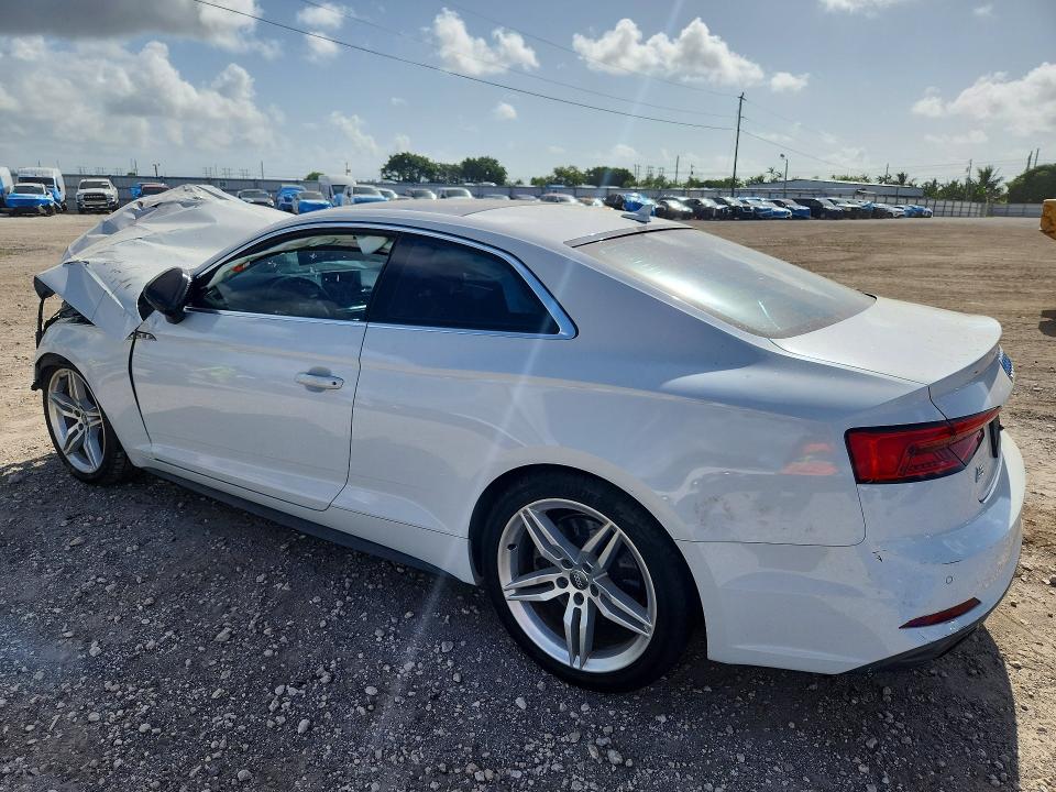 2018 Audi A5 VIN WAUTNAF58JA003437 COPART salvage auction — FRONT END, FL - CERT OF TITLE SLVG REBUILDABLE, sold $525 on 2026-07-22 (photo 2)
