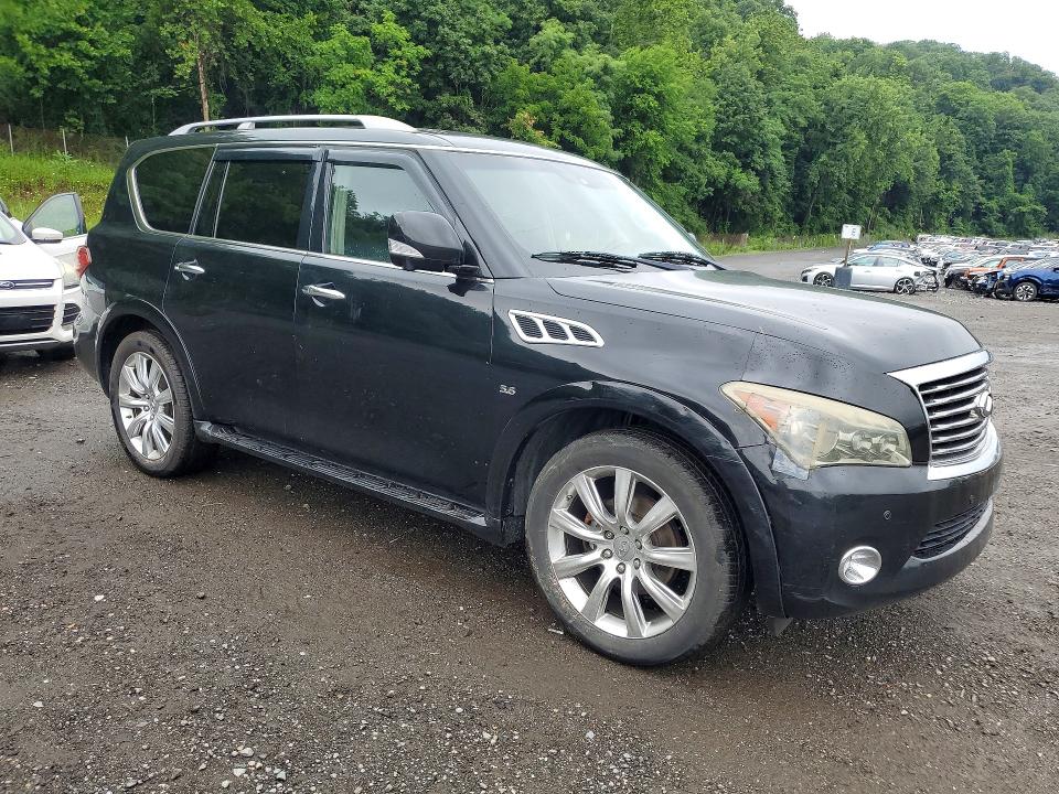 2014 Infiniti VIN JN8AZ2NE0E9069210 COPART salvage auction — MINOR DENT/SCRATCHES, Ny - Certificate Of Title, sold $825 on 2026-07-23 (photo 4)