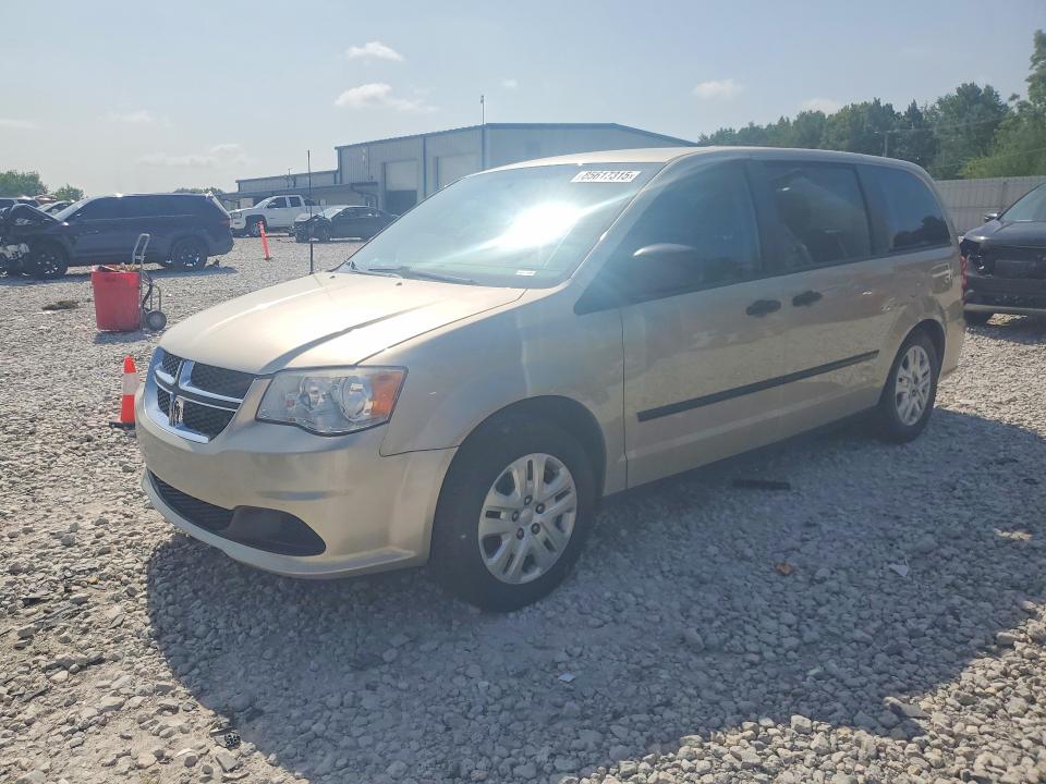 2016 Dodge Caravan VIN 2C4RDGBG9GR218954 COPART salvage auction — REAR END, Mi - Certificate Of Title, sold $2,050 on 2026-07-09 (photo 1)
