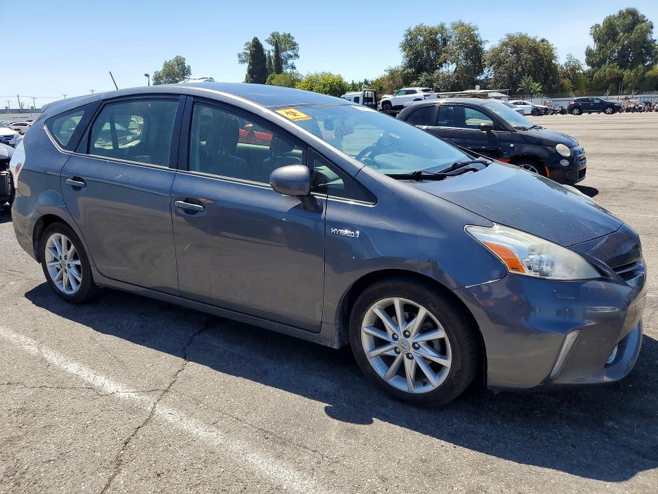 2012 Toyota Prius VIN JTDZN3EU7C3110116 COPART salvage auction — MECHANICAL, Ca - Dis/Dlr/Exp Only Clean Title, sold $2,500 on 2026-07-14 (photo 4)