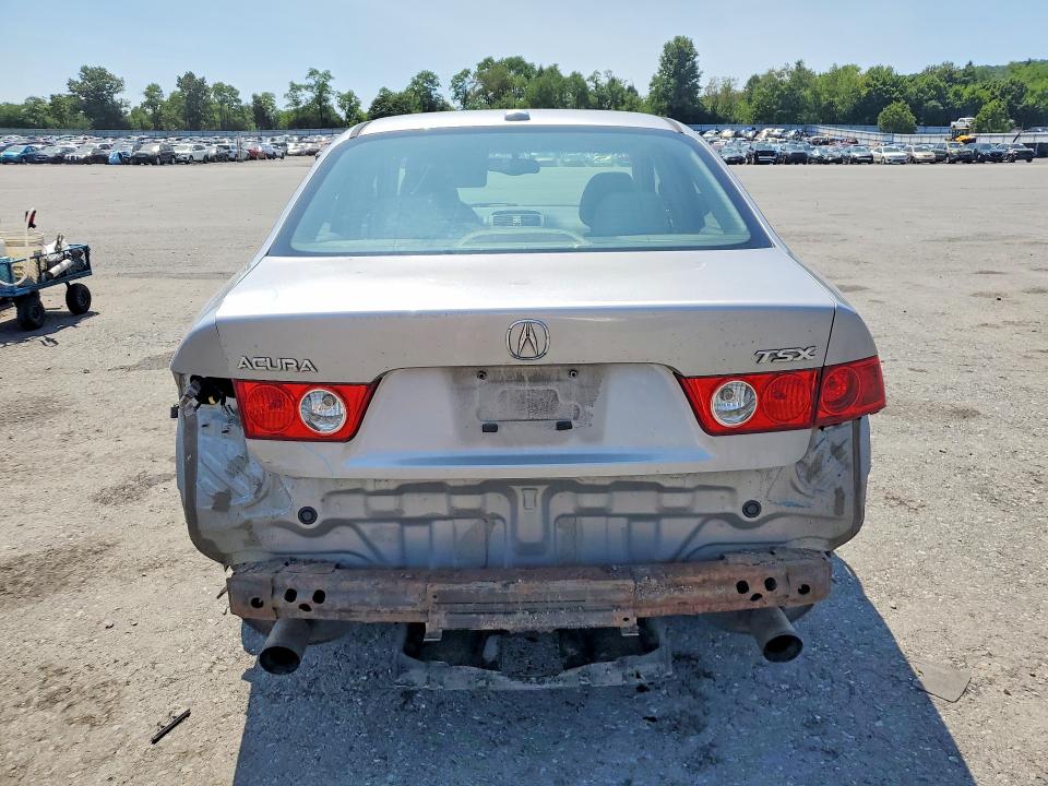 2005 Acura Tsx VIN JH4CL96855C017628 COPART salvage auction — REAR END, Pa - Certificate Of Salvage, sold $300 on 2026-07-28 (photo 6)