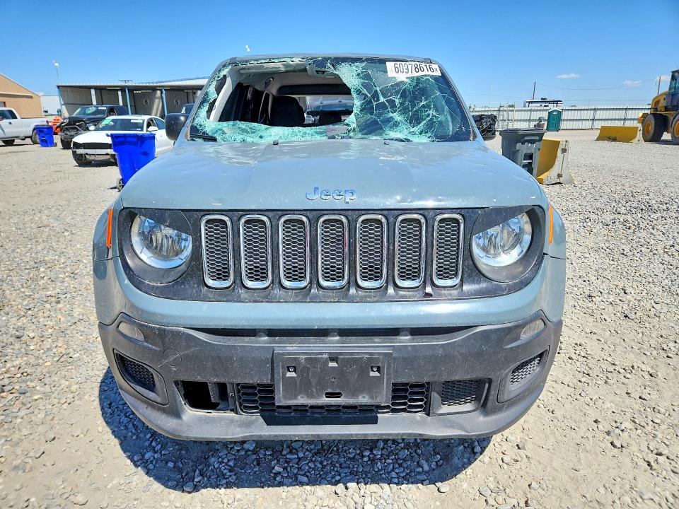 2018 Jeep Renegade VIN ZACCJBAB3JPH41745 COPART salvage auction — HAIL, Co - Certificate Of Title, sold $2,650 on 2026-08-18 (photo 5)