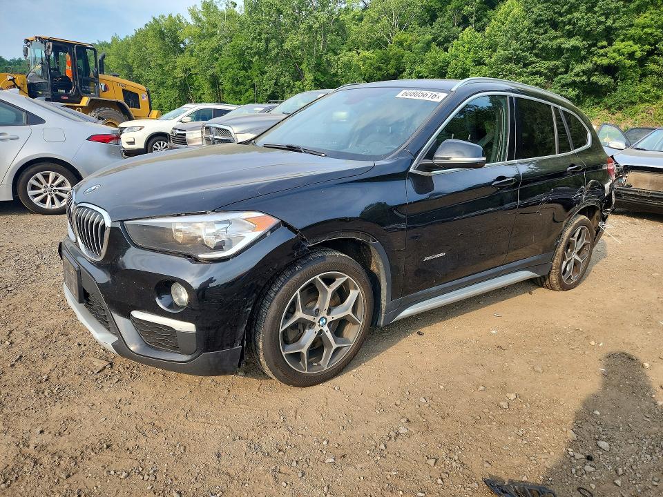 2018 BMW X1 VIN WBXHT3C32J5F90813 COPART salvage auction — REAR END, Ny - Mv-907A Salvage Certificate, sold $1,100 on 2026-07-28 (photo 1)