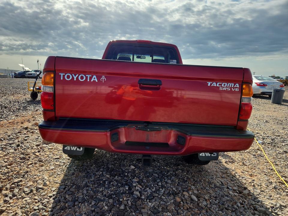 2004 Toyota Tacoma VIN 5TEWN72N24Z339118 COPART salvage auction — HAIL, Mo - Certificate Of Title, sold $6,000 on 2026-07-27 (photo 6)