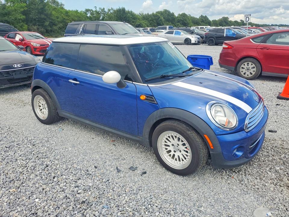 2012 Mini Cooper VIN WMWSU3C58CT259793 COPART salvage auction — REAR END, La - Cert Of Title-Salvage, sold $2,050 on 2026-07-20 (photo 4)