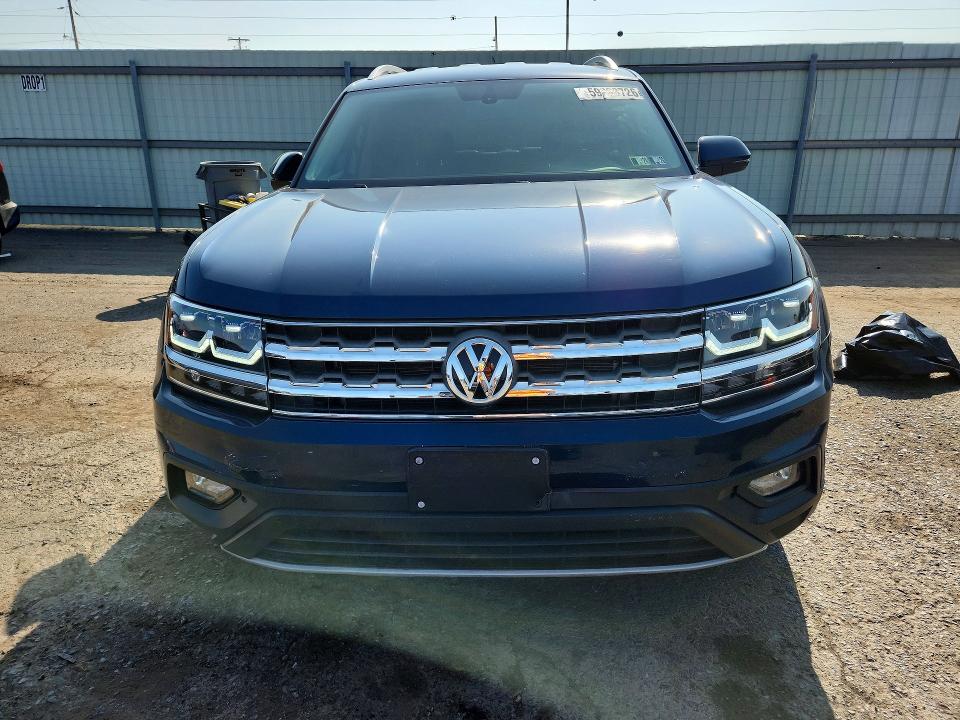 2018 Volkswagen Atlas VIN 1V2KR2CA0JC571422 COPART salvage auction — FRONT END, Pa - Certificate Of Salvage, sold $5,300 on 2026-07-31 (photo 5)