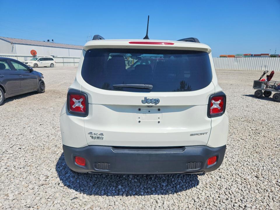 2017 Jeep Renegade VIN ZACCJBAB8HPG38105 COPART salvage auction — FRONT END, Va - Certificate Of Title, sold $1,650 on 2026-08-14 (photo 6)