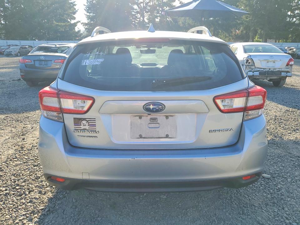 2018 Subaru Impreza VIN 4S3GTAD67J3737447 COPART salvage auction — FRONT END, Wa - Bill Of Sale, sold $3,900 on 2026-07-31 (photo 6)