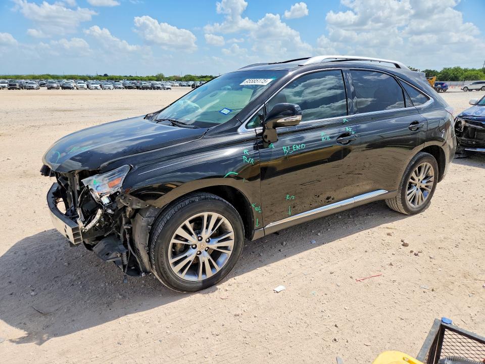 2013 Lexus Rx VIN 2T2ZK1BA9DC095193 COPART salvage auction — FRONT END, Tx - Salvage Vehicle Title, sold $4,950 on 2026-08-27 (photo 1)