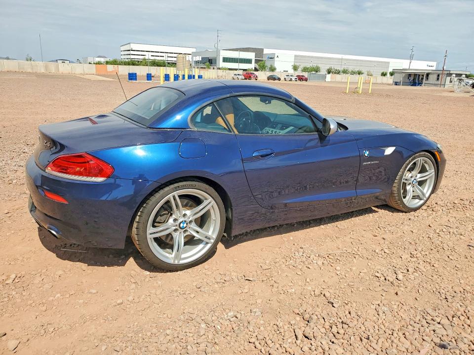 2013 BMW Z4 VIN WBALM1C55DE634036 COPART salvage auction — MINOR DENT/SCRATCHES, AZ - CERTIFICATE OF TITLE, sold $7,100 on 2026-07-23 (photo 3)