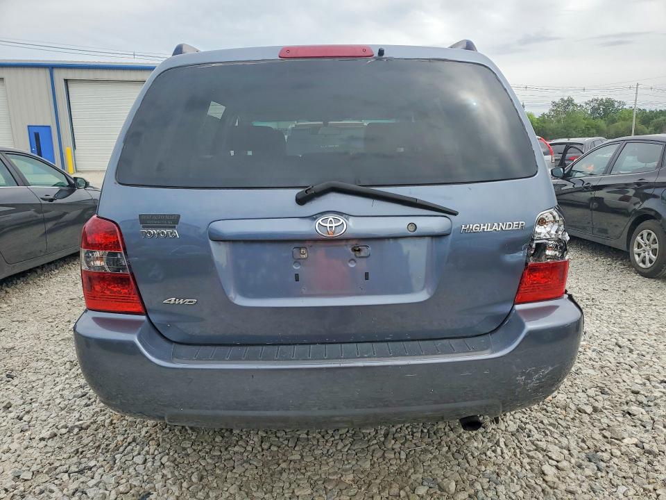 2005 Toyota Highlander VIN JTEHD21A550033847 COPART salvage auction — REAR END, MA - CERT OF TITLE-RECONSTRCTD COLL, sold $450 on 2026-07-10 (photo 6)
