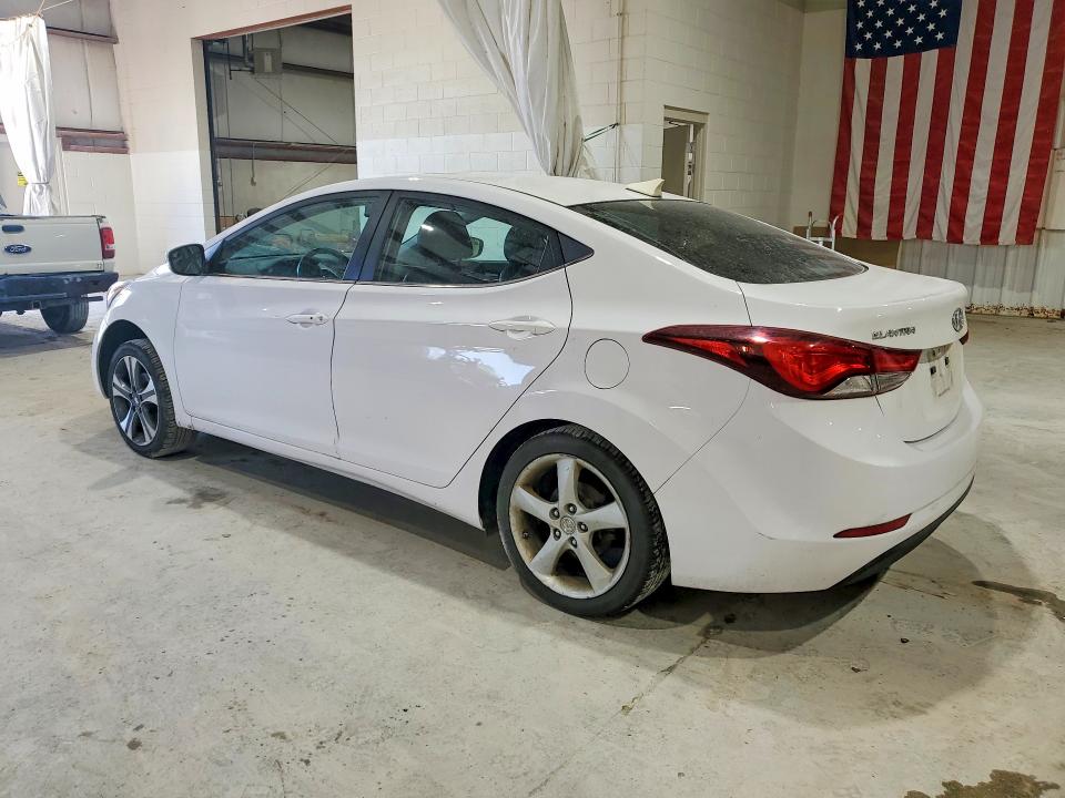 2015 Hyundai Elantra VIN KMHDH4AH9FU233233 COPART salvage auction — FRONT END, Ny - Mv-907A Salvage Certificate, sold $1,300 on 2026-07-20 (photo 2)