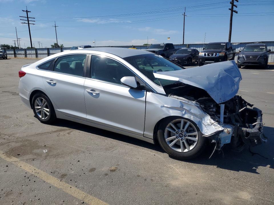 2015 Hyundai Sonata VIN 5NPE24AF5FH004664 COPART salvage auction — FRONT END, Id - Salvage Certificate Of Title, sold $90 on 2026-08-20 (photo 4)