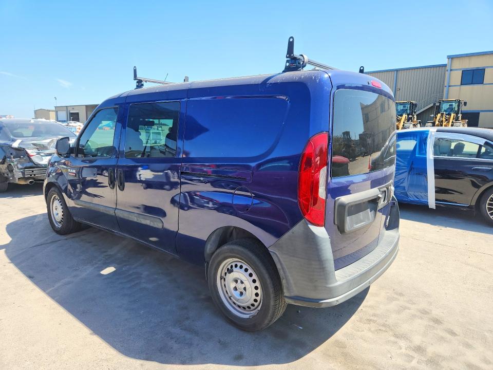 2016 Ram Promaster city VIN ZFBERFATXG6C82586 COPART salvage auction — VANDALISM, Tx - Salvage Vehicle Title (P), sold $325 on 2026-08-05 (photo 2)