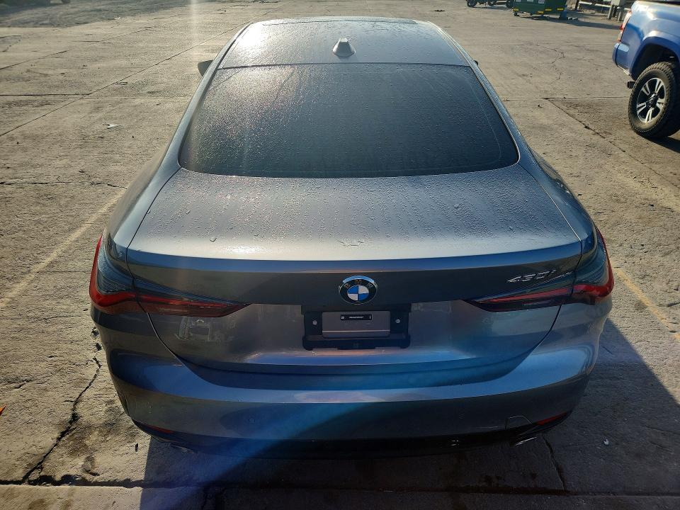 2025 BMW 4er VIN WBA43DA07SCS49327 COPART salvage auction — FRONT END, Ca - Dis/Dlr/Exp Only Clean Title, sold $15,100 on 2026-07-13 (photo 6)