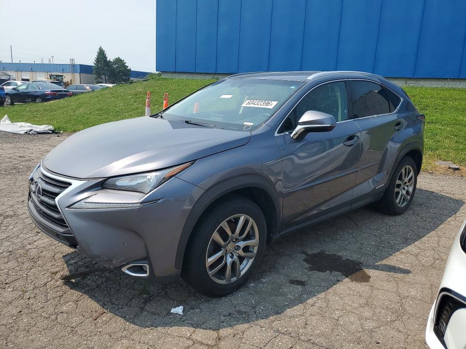 2015 Lexus Nx VIN JTJBJRBZ1F2017292 COPART salvage auction — FRONT END, Az - Dealer Only Clean Title (P), sold $4,500 on 2026-08-25 (photo 1)