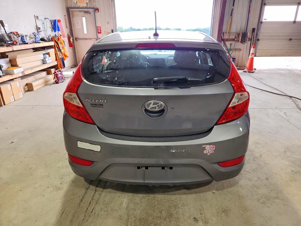 2015 Hyundai Accent VIN KMHCT5AE5FU212384 COPART salvage auction — FRONT END, WV - NON PUBLIC CLEAN TITLE, sold $625 on 2026-07-24 (photo 6)