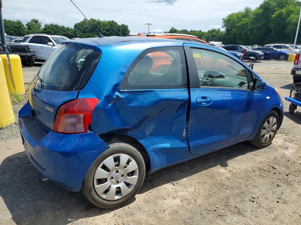 2008 Toyota Yaris VIN JTDJT923085166475 COPART salvage auction — SIDE, CT - CERT OF TITLE-SALVAGE, sold $575 on 2026-07-16 (photo 3)