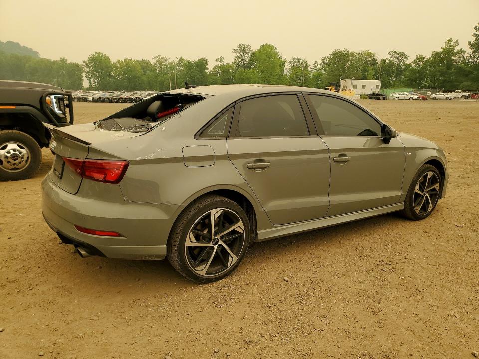 2020 Audi A3 VIN WAUBEGFF6LA100758 COPART salvage auction — ROOF, NY - MV-907A SALVAGE CERTIFICATE, sold $8,500 on 2026-08-20 (photo 3)