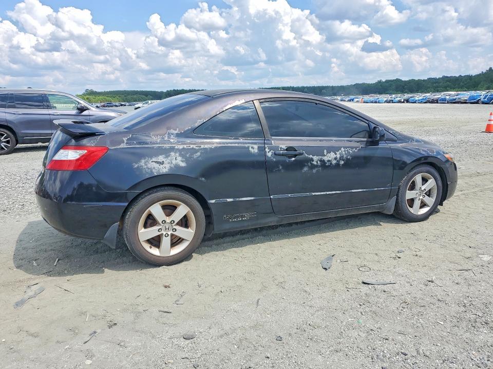 2007 Honda Civic VIN 2HGFG215X7H711059 COPART salvage auction — NORMAL WEAR, SC - CERTIFICATE OF TITLE, sold $1,400 on 2026-07-20 (photo 3)