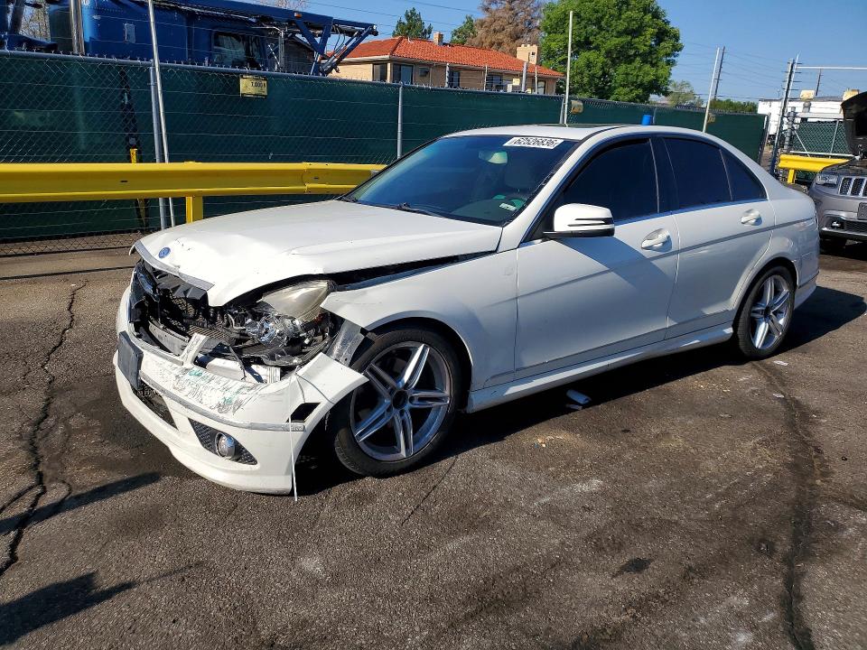 2010 Mercedes-benz C class VIN WDDGF8BBXAF432576 COPART salvage auction — FRONT END, CO - PUBLIC - SALVAGE TITLE (P), sold $325 on 2026-08-06 (photo 1)