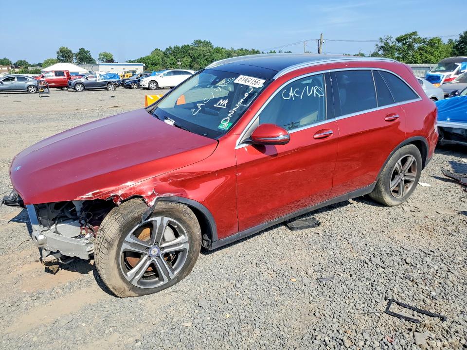 2017 Mercedes-benz Glc VIN WDC0G4KB8HF198220 COPART salvage auction — FRONT END, Wv - Certificate Of Title, sold $3,400 on 2026-08-07 (photo 1)