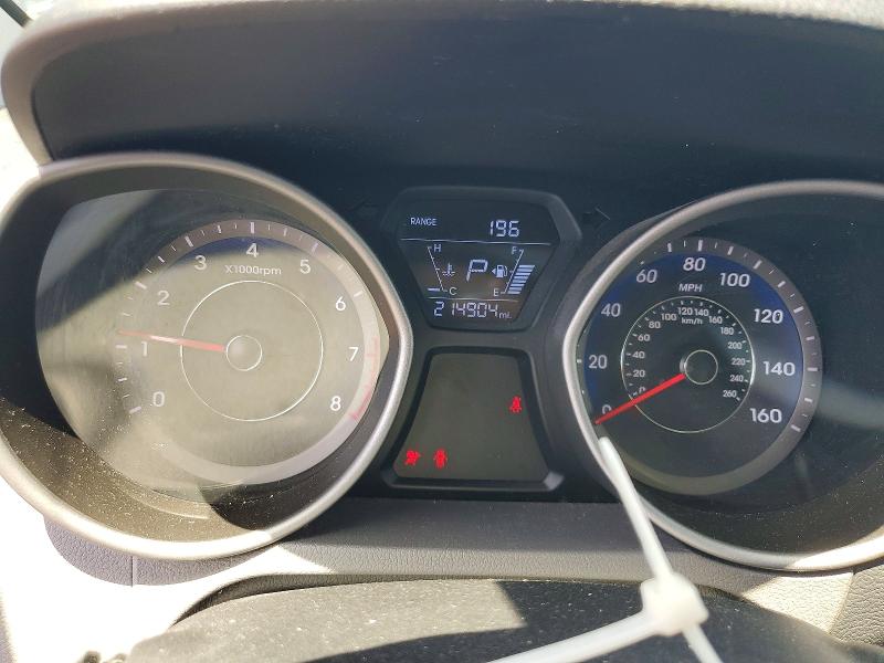 2014 Hyundai Elantra VIN KMHDH4AE8EU171893 COPART salvage auction — FRONT END, Oh - Cert Of Title-Salvage, sold $625 on 2026-07-10 (photo 9)