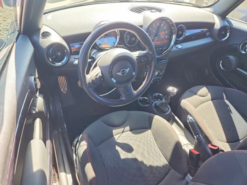 2011 Mini Cooper VIN WMWSV9C57BTZ97115 COPART salvage auction — FRONT END, CA - SALVAGE CERTIFICATE, sold $2,050 on 2026-07-14 (photo 8)