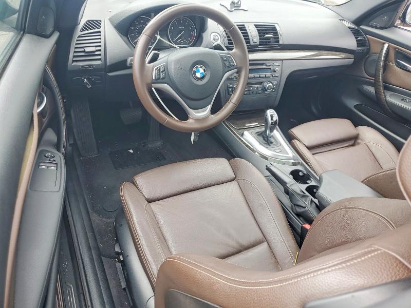 2013 BMW 1er VIN WBAUC9C59DVY60165 COPART salvage auction — FRONT END, Ny - Mv-907A Salvage Certificate, sold $1,600 on 2026-07-28 (photo 8)
