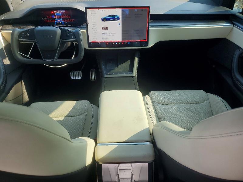 2022 Tesla Model x VIN 7SAXCBE63NF343427 COPART salvage auction — FRONT END, Il - Salvage Certificate, sold $30,000 on 2026-08-19 (photo 8)