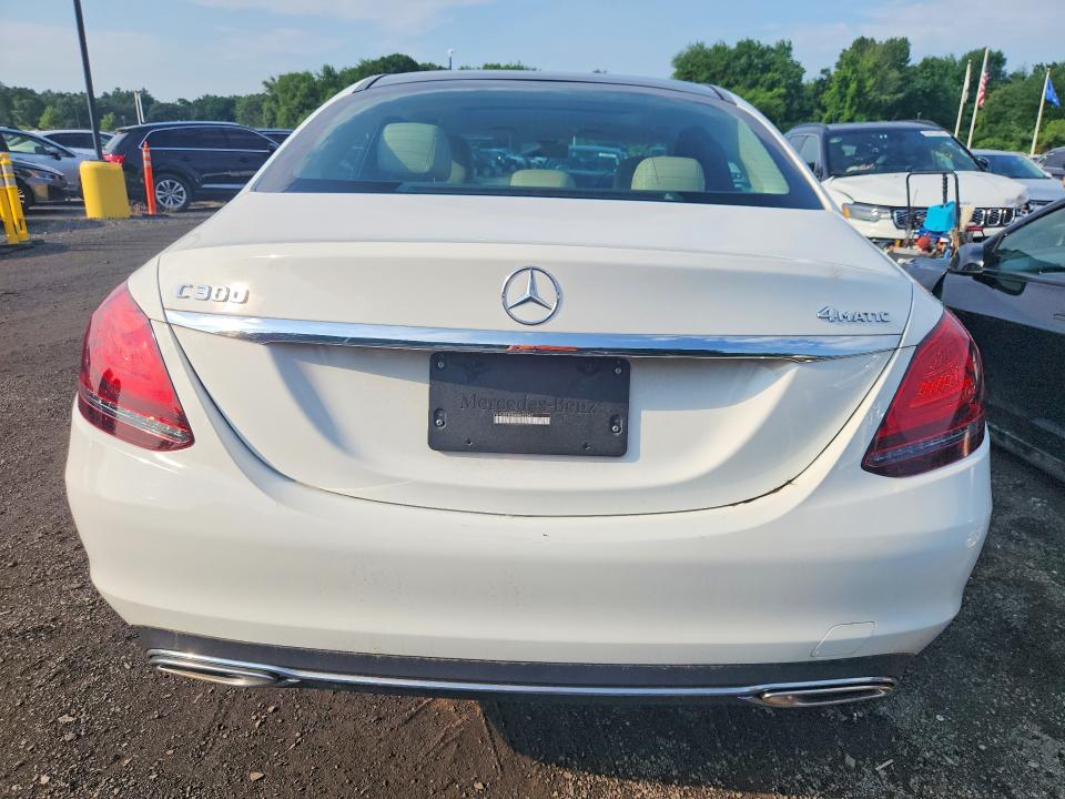 2021 Mercedes-benz C class VIN W1KWF8EB0MR652660 COPART salvage auction — MINOR DENT/SCRATCHES, Ct - Certificate Of Title, sold $15,200 on 2026-07-30 (photo 6)