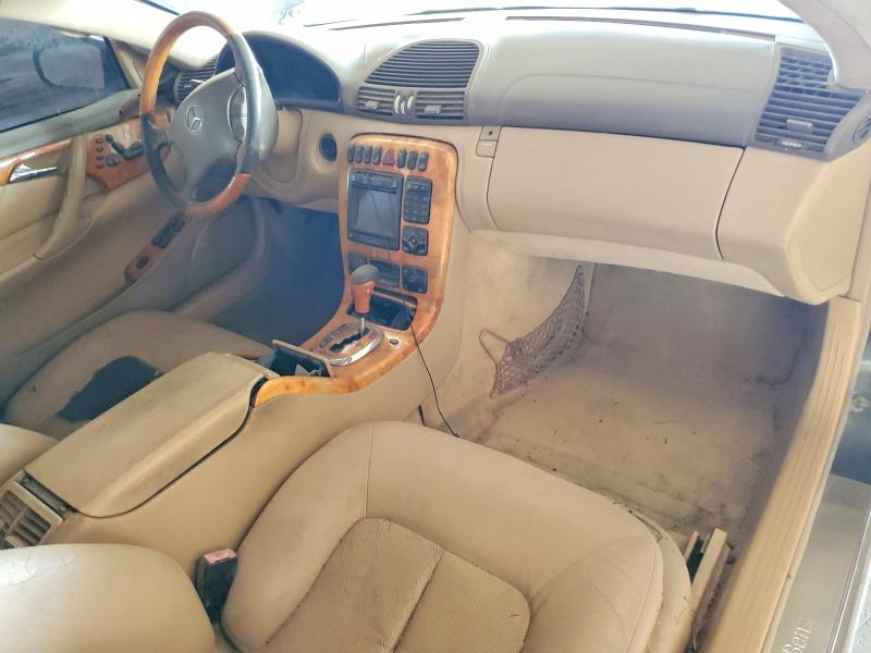 2002 Mercedes-benz Cl-class VIN WDBPJ75J62A022747 COPART salvage auction — FRONT END, Az - Certificate Of Title, sold $475 on 2026-07-29 (photo 8)