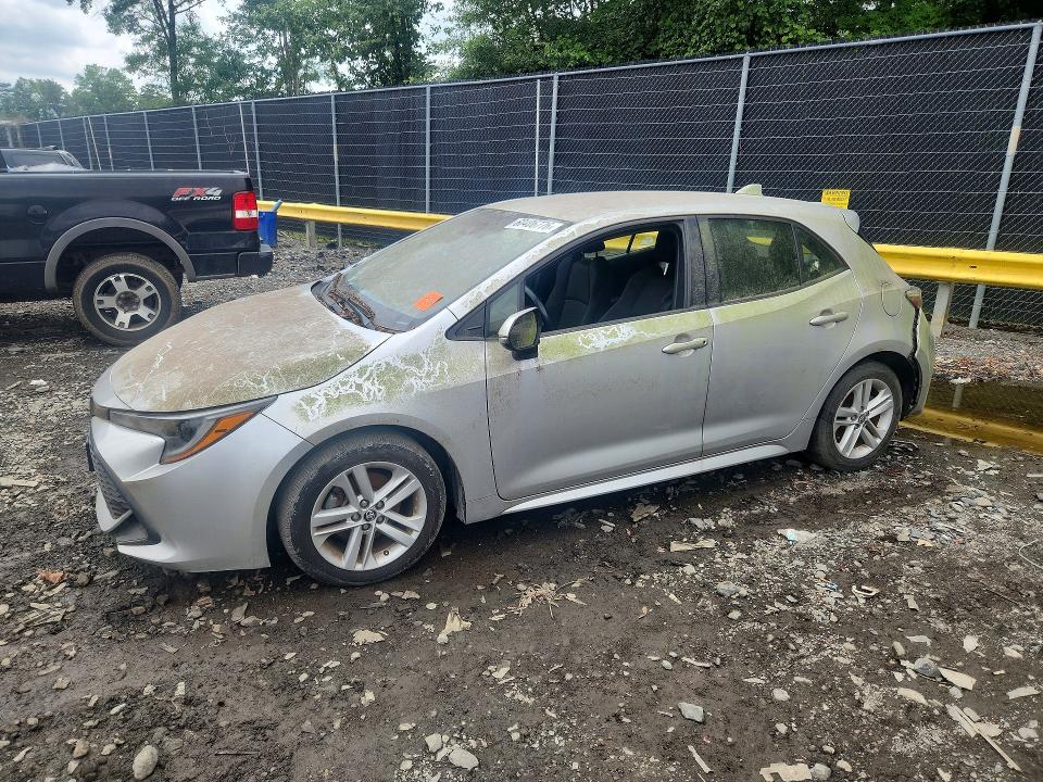 2019 Toyota Corolla VIN JTNK4RBE2K3011752 COPART salvage auction — REAR END, MD - CERTIFICATE OF TITLE, sold $2,150 on 2026-07-17 (photo 1)