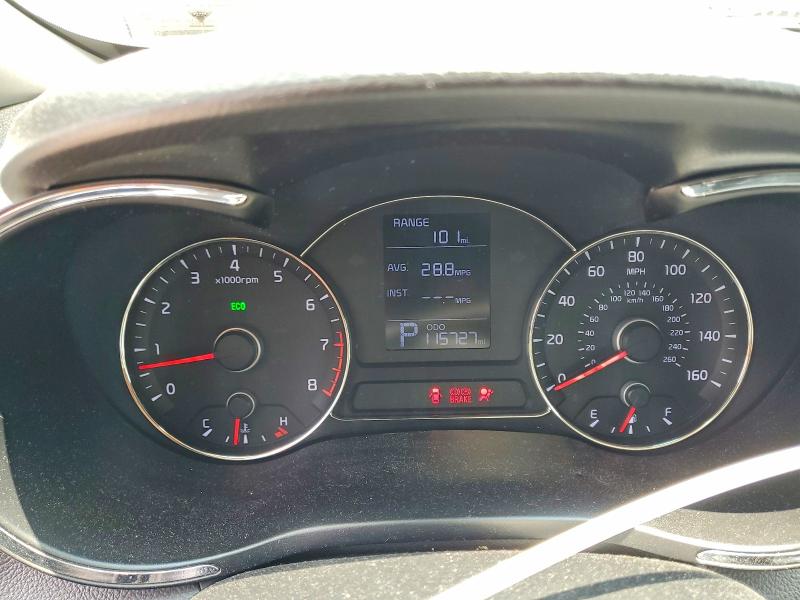 2014 Kia Forte VIN KNAFX4A67E5236457 COPART salvage auction — REAR END, Wv - Salvage Certificate, sold $375 on 2026-07-30 (photo 9)