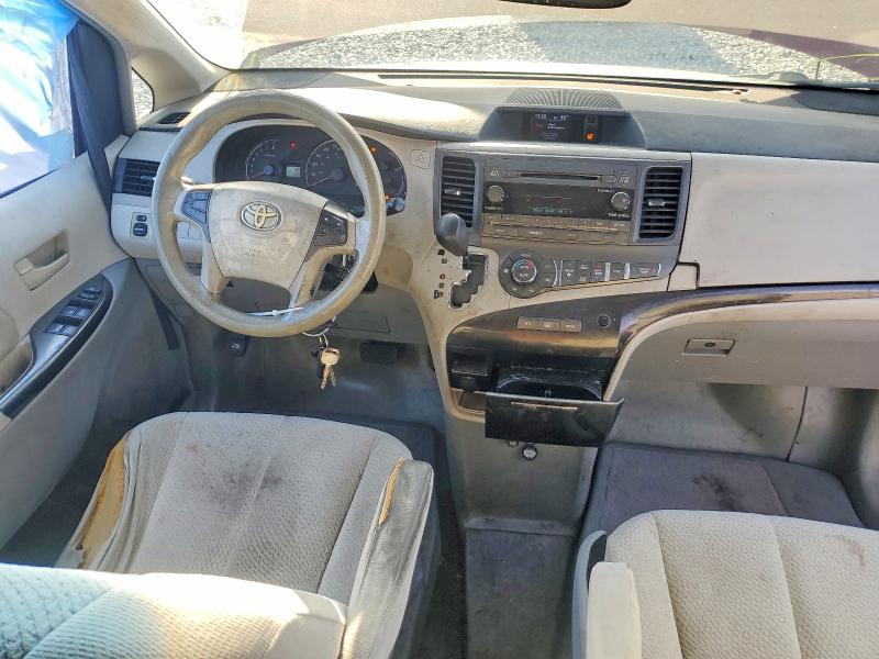 2014 Toyota Sienna VIN 5TDKK3DCXES486104 COPART salvage auction — FRONT END, Fl - Certificate Of Title, sold $1,600 on 2026-07-31 (photo 8)