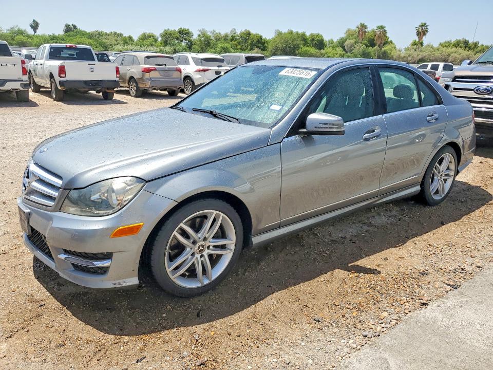 2013 Mercedes-benz C-klasse VIN WDDGF8AB6DG141850 COPART salvage auction — MINOR DENT/SCRATCHES, Tx - Cert Of Title-Rebuilt Salvage (P), sold $1,200 on 2026-08-03 (photo 1)