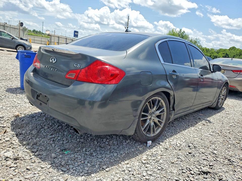 2008 Infiniti G35 VIN JNKBV61E28M219987 COPART salvage auction — UNDERCARRIAGE, Al - Cert Of Title-Salvage Title, sold $225 on 2026-07-28 (photo 3)