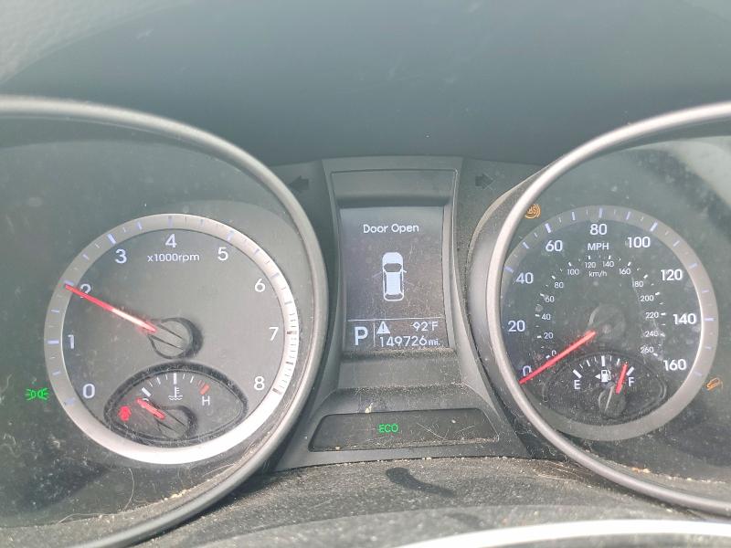 2015 Hyundai Santa fe VIN 5XYZT3LB6FG253341 COPART salvage auction — MECHANICAL, TX - CERTIFICATE OF TITLE, sold $1,100 on 2026-07-30 (photo 9)