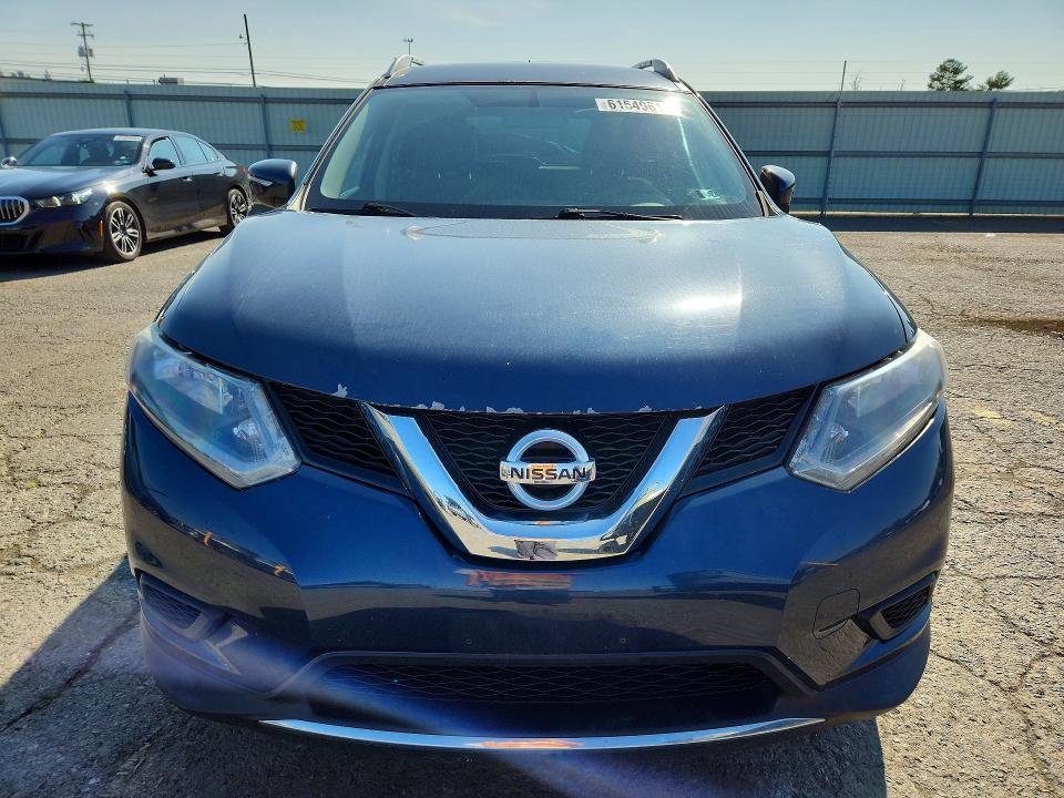 2015 Nissan Rogue VIN KNMAT2MV7FP535257 COPART salvage auction — MINOR DENT/SCRATCHES, PA - CERT OF TITLE, sold $175 on 2026-07-24 (photo 5)